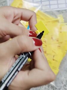 [XinNgo.] Label Nylon Cable Tie Colorful Nylon Network Mark Sign Tag Buckle Label Seal Waterproof Plastic Binding Cable Tie
