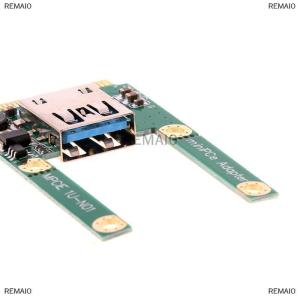 [COD] REMAI0 Mini PCI-E to USB3.0 Expansion Card Laptop Converter Riser Card W Screw Fittings