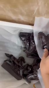 【Ship in 24H】花梨木雕马摆件马到成功实木风水装饰云马摆件生肖马家居办公桌面摆设工艺品Wooden Zodiac Horse Ornaments Home Office Desk Decoration