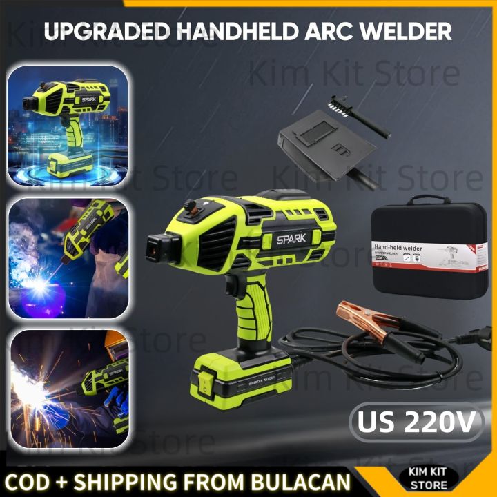 IONTRAVEL Portable Welder – 110V Handheld ARC Machine, IGBT Inverter, 20-120A Adjustable, 10 Rods & Case Included