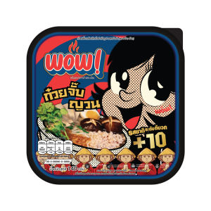 WOW WOW CUP ถ้วยร้อน เส้นก๋วยจั๊บญวน รสหม่าล่า 140 กรัม