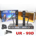 Wireless Mic SHURE UR 99D + KOPER / Professional Microphone Wireless UHF UR99 D / Mic UR99D / Microphone UR 99 D. 