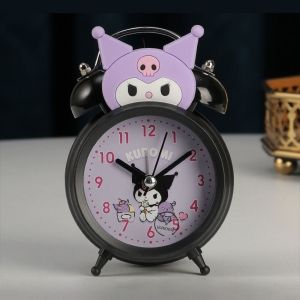 3 Inch Kids Alarm Clock Kuromi My Melody Silent Digital Clocks Bedroom Bedside Table Clock For Girls