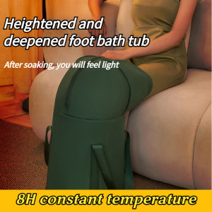 Portable Foot Spa Bag Steam Foot Bath Cationic Fumigation Health Care Foot Soaking Bag Relaxation Foot Care Tool