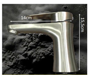 Vòi rửa mặt lavabo lạnh inox304