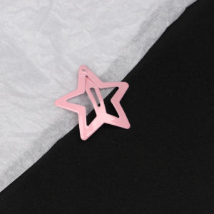 C.three Ins star clip pentagonal star clip bb clip broken hair energetic girl hair clip princess bangs clip Edge clamp