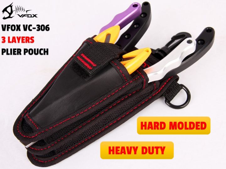 VFOX PLIER HOLSTER POUCH VC-306, Technician, Fishing, Plier Scissors Tool  Holder. Gift for father's day.