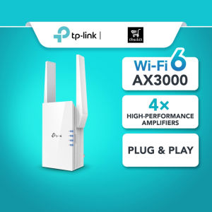【SIRIM】TP-LINK RE705X AX3000 ( 2.4Ghz + 5Ghz ) OneMesh Gigabit Repeater WiFi 6 Wireless Range Extender/ Repeater/ Booster