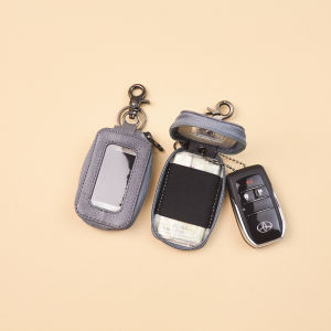 Dompet Gantungan Kunci Mobil Motor Remote Keyless Aesthetic Kulit Asli
