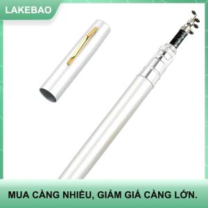 【LAKEBAO】 Cần câu bỏ túi siêu ngắn cần câu cá đầu thép cần câu mini siêu nhỏ 1m 1.4m 1.6 trống Reel câu cá trên băng