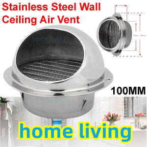 Vent Covers Waterproof Stainless Steel Wall Ceiling Vents Ventilation Exhaust Grill Covers Heating Cooling