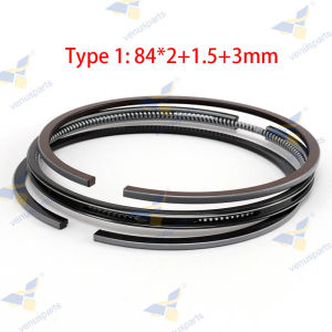 N844L Piston Ring N844 N844-T N844T 4-Cylinders for Shibaura Engine Parts 84*2+1.5+4mm & 84*2+1.5+3mm 84*2HK+1.5+3mm