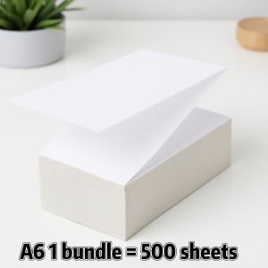 HTF A6 Waybill Sticker 100*150 Fold 500pcs Label Paper Sticker Barcode Thermal Sticker