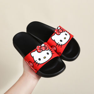 [Free Shipping] HELLO/Hello Summer Soft Sole Non-Slip Parent-Child Slippers For Outdoor And Home Use Student Sandals