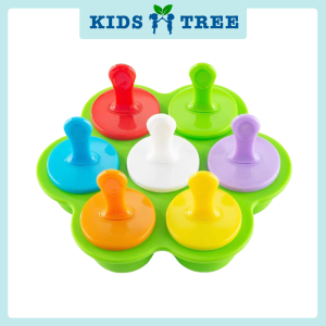 Acuan Aiskrim Silicone Ice Popsicle Mold Baby Puree Food Mould Ice Pop Maker Popsicle Maker Homemade Food Kids Ice Cream