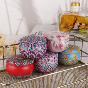 Lilin Aromaterapi Bunga Kering/Lilin Pengharum Ruangan/Dry Flower Scanted Candle/Sovenir Lilin Aromaterapi - Harga/pc