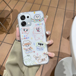 Ốp điện thoại cho OPPO A6X A6 Pro a6pro A5i A5 PRO 5g A5X 2025 mới dễ thương nóng robot hoạt hình mô hình trong suốt chống sốc cao su vỏ mềm cho Oppo A6 Pro A6X 5g Ốp điện thoại Bìa