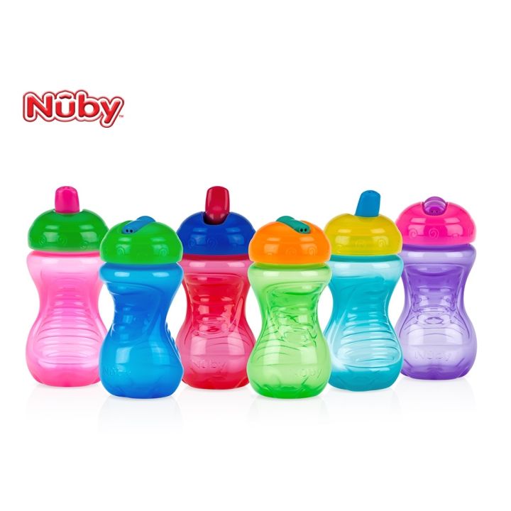 Nuby 6m FlipIt Easy Grip Toddler Hard Straw Cup Lazada PH