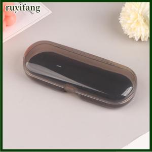 ruyifang กล่องเก็บแว่นตา1ชิ้นฝาครอบเคสป้องกันสำหรับผู้หญิงกล่องแว่นตาแบบพกพากล่องแว่นตากันแดดอุปกรณ์เสริม