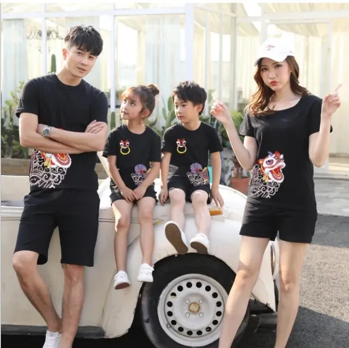 YUHAOTIN Family Matching Outfits Fashion Casual 2 Piece Sets