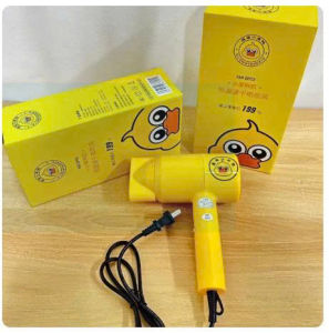 [BÁN CHẠY] Máy Sấy Tóc Mini Vịt Vàng 1200W Máy Sấy Tóc Tạo Kiểu Hình Vịt Con Cute Tặng Kèm Phụ Kiện Bảo Hành 12 Tháng