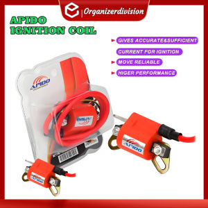 RACING IGNITIONCOIL UNIVERSAL Brand New Factory Sealed ORIGINAL APIDO RACING UNIVERSAL IGNITION COIL for Carburetor-Type Motorcycles