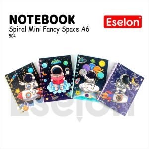 Diary Spiral A6 Karakter / Notebook / Diary Fancy Karakter 80 lbr