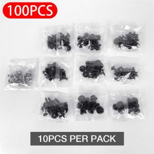 SEAMETAL 100pcs Car Fastener Clip Plastic Car Body Push Retainer Pin Rivet Bumper Door Trim Panel Retainer Fastener Kit