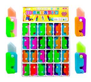 REDFIRE TOYS MAINAN FIDGET PISAU WORTEL GRAVITASI 3D CUTE CARROT KNIFE GRAVITY GLOW IN THE DARK