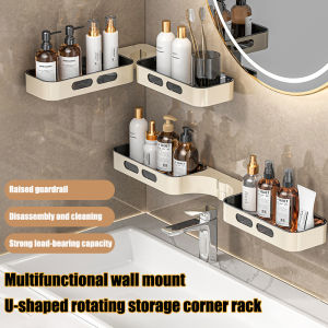 [No Drill Installation Extra Wide] Bathroom Shelf Heavy Duty Rustproof Space Saving Organizer Shelf for Shower Toilet Storage