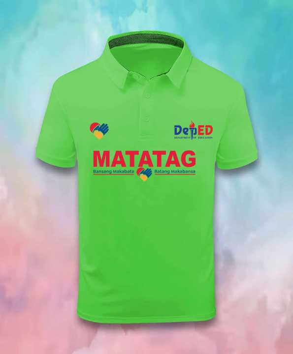 Guaranteed Quality Print - DepEd Matatag Polo Shirt | Lazada PH