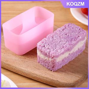 KOQZM Rectangular Sushi Mold Musubi Making Kit Spam Kimbab Onigiri Household Kitchen Bento Accessories Rice Ball Maker Press Tool DIY