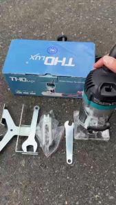 Máy phay gỗ máy soi gỗ soi alu THOLUX-PKL 580w võ kim loại bền bỉ chính hãng STORE SILEMAYMOC