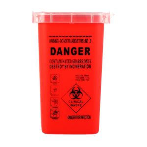 WH ONLYGOODS Sharps Container Medical Needles Bin Biohazard Tattoo Piercing Needles Disposal Collect Box