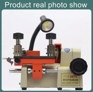 220V Horizontal Electronic Keying Machine DF-001 Desktop Electronic Key Duplicating Machine Portable Keying Copying Machine 1PC