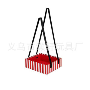 cosplay Holiday costume set for waiters and chefs including a chefs hat bow tie red and white striped chefs apron and a non-woven fabric hat
