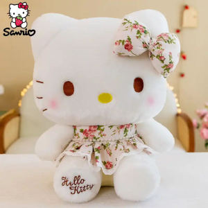 JOJO CASTLE Genuine Hello Kitty Plush Toy Kawaii  Sanrio Plushie Stuffed Animals Doll Soft Pillow Home Decor Room Girlfriend Birthday Gift Girl Anime Toy