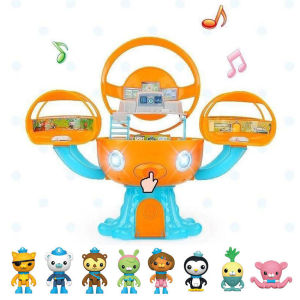 Octonauts Octopus Castle Building Blocks Set Inkling Tweak Vegimals Action Figures Toys Kids Gifts