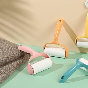 【COD】10 Rolls Lint roller long handle Lint Roller For Clothes Hair adhesive Device Applicator Hand Tear Roller Felt Roller Brush Lint