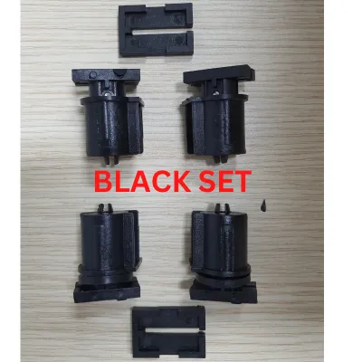 UnihomSG [One SET] Strong Toilet Bifold Door Roller Top & Bottom Replacement for Bi Fold Toilet Door Kitchen or Washroom