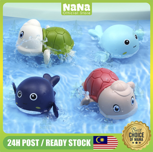 NANA Shower Bath Toy Baby Tortoise Turtle Duck Whale Fish Swimming Play Bathtub Pool Cute Toodler Toy