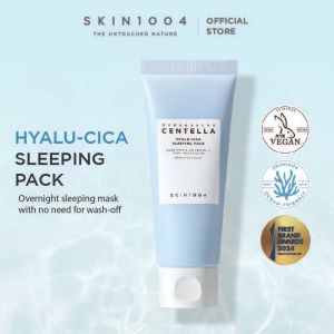 SKIN1004 Madagascar Centella Hyalu‑Cica Sleeping Pack 100ml | Overnight Deep Hydration | Centella Skin Calming Repair | No‑Rinse Night Mask | Barrier‑Strengthening Care | Vegan Hydrating Sleeping Facial Mask