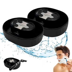 Razor Rinser Manual Push-Type Razor Rinser shaving razor rinser cleaner Clean Your Razor Efficiently Save Water and Ditch The Sink (1pcs)