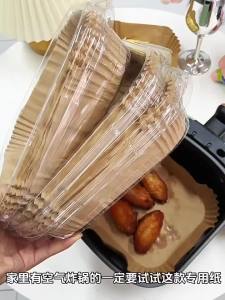 Air Fryer Silicone Baking Tray with Oil - Absorbing Paper Pad | Barangan Berkualiti Reka Bentuk Praktikal Mudah Guna