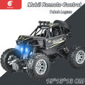 Mainan Mobil Remote Control dengan Lampu RC Off-Road Climbing Car RC Rock Crawler Bahan Alloy 2WD Powerful. 