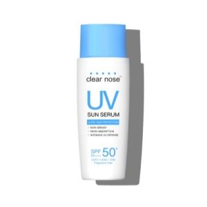 Clear Nose UV Sun Serum SPF50+ PA++++ | Fragrance-Free Daily Sunscreen Essence | Full UVA UVB UVA1 Protection | Non-Greasy Rapid Absorb Texture | Intensive UV Defense For All Skin Types