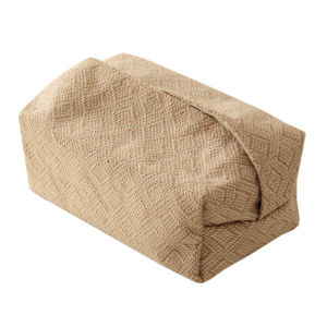 【SG】Tissue Box Simple Cotton Linen Woven Cloth Art  Towel Box Cover Bag Home Room Decorative