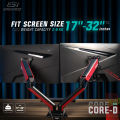 ERGONOZ ขาตั้งจอคอม แขนจับจอ ขาตั้งจอ ขาตั้งจอคอมพิวเตอร์ Monitor Arm รุ่น CORE สีแดง สำหรับหน้าจอ 17 - 32 นิ้ว. 