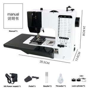 ✨✨EDWARD 38 Sew Patterns Sewing Machine Mesin Jahit Stitch with Extension Table