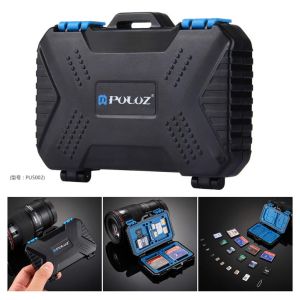 Puluz Tas Kotak Penyimpanan Memory Card Waterproof